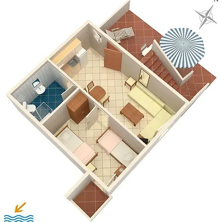 Kosljun 3321c Apartament Pag Town